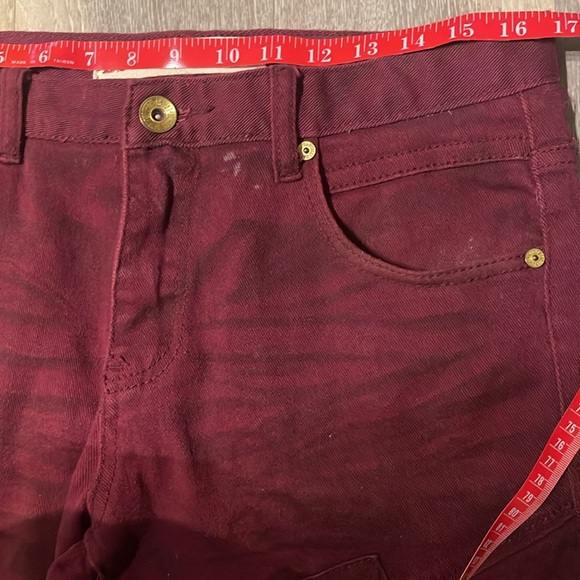 8ighth Dstrkt Distressed Moto Biker Jeans 32 x 32 - Picture 6 of 10